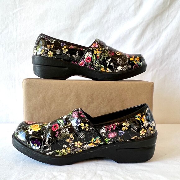 Spring Step Valor Floral Skid Resistant Slip On Shoes, Size 8, EUC! - Picture 2 of 11